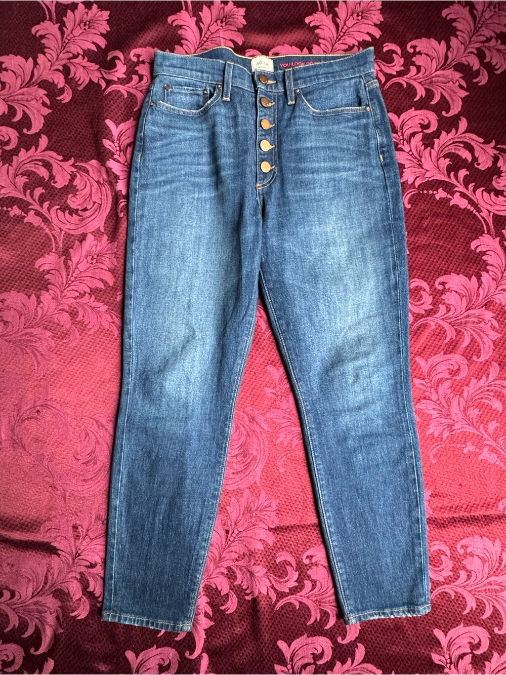 AO LA High Rise Ankle Skinny Jeans